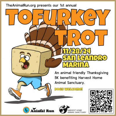 TheAnimalRun.org presents our 1st annual Tofurkey Trot - November 28, 2024